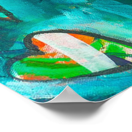 Affiche 'Raining Love' (Coin)