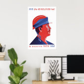 Affiche RDA/RDD GDRDDR La révolution vit dans nos (Bureau à domicile)