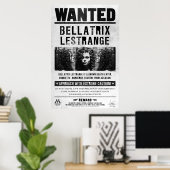 Affiche Recherchée de Bellatrix Lestrange (Bureau à domicile)