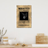 Affiche Recherchée de Schroedinger's Cat | Plaisan (Cuisine)