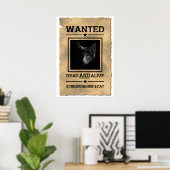 Affiche Recherchée de Schroedinger's Cat | Plaisan (Bureau à domicile)