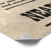 Affiche Recherchée - gang Dalton (Coin)