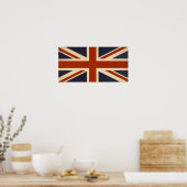 Affiche rectangulaire du drapeau de l'Union britan (Cuisine)