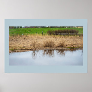 Affiche Réflexions sur le paysage