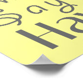 Affiche Règles de salle de jeu (Coin)