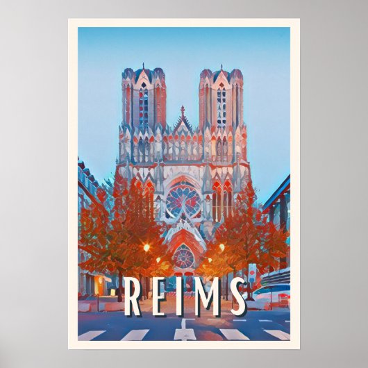 Affiche Reims Photo Vintage (Devant)