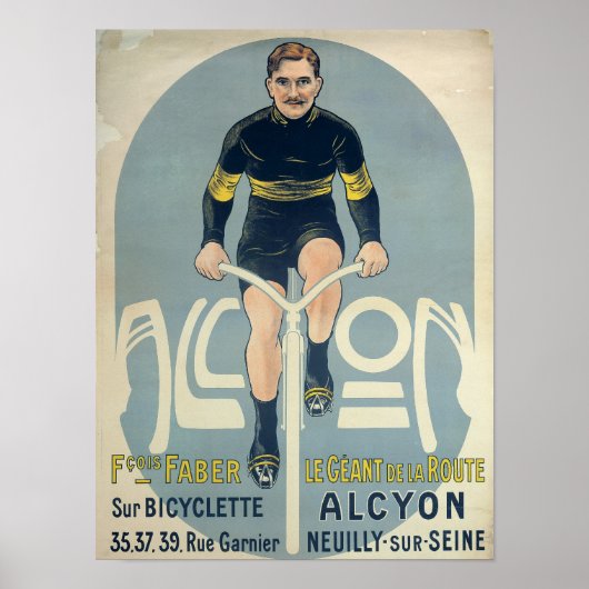 Affiche représentant Francois Faber (Devant)