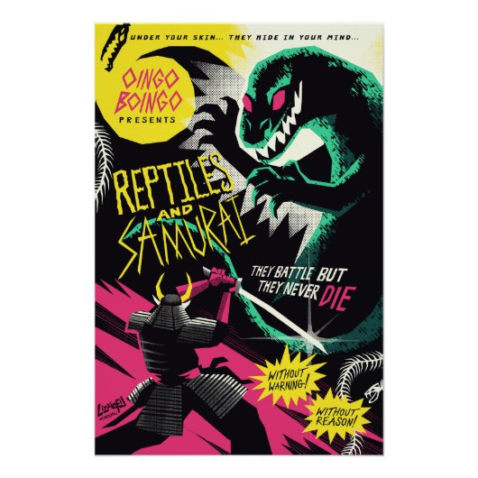 Affiche Reptiles et Samouraï (Devant)