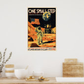 Affiche Rétro Apollo 11 Atterrissage sur la Lune E (Cuisine)