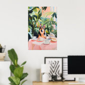 Affiche Rétro Berger Allemand, Huile de Berger All (Bureau à domicile)