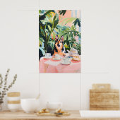 Affiche Rétro Berger Allemand, Huile de Berger All (Cuisine)