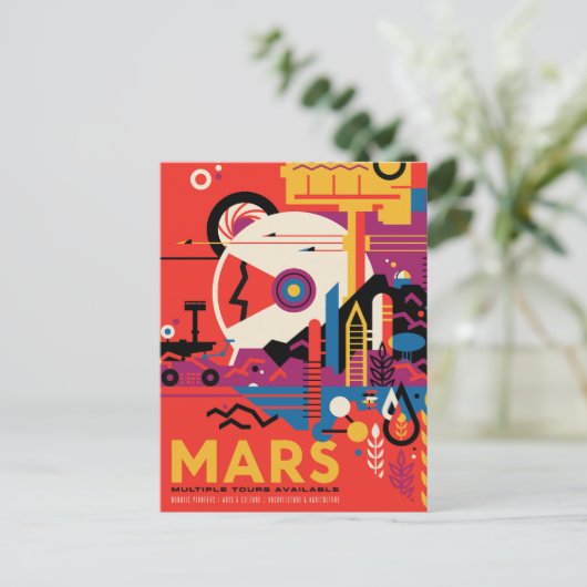 Affiche Rétro de l'Espace - Programme d'exploratio (Debout devant)