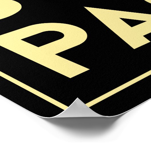 affiche rétro de l'île de pâques du sud (Coin)