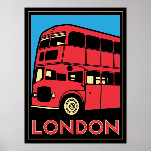 affiche rétro de londres westminster angleterre ar (Devant)