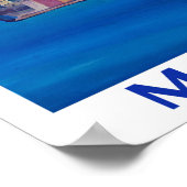 Affiche rétro de Malte (Coin)