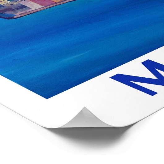 Affiche rétro de Malte (Coin)