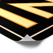 affiche rétro de taj mahal inde art déco (Coin)