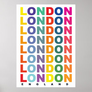 Affiche Retro London Angleterre