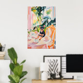 Affiche rétro Miniature Pinscher, Miniature (Bureau à domicile)