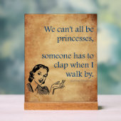 Affiche rétro vintage des princesses de SlipperyJo (Neutre)