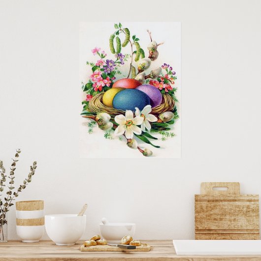 affiche rétro vintage poupée (Cuisine)