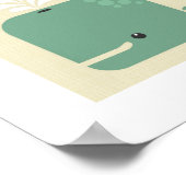 Affiche Retro Whale Imprimer (Coin)