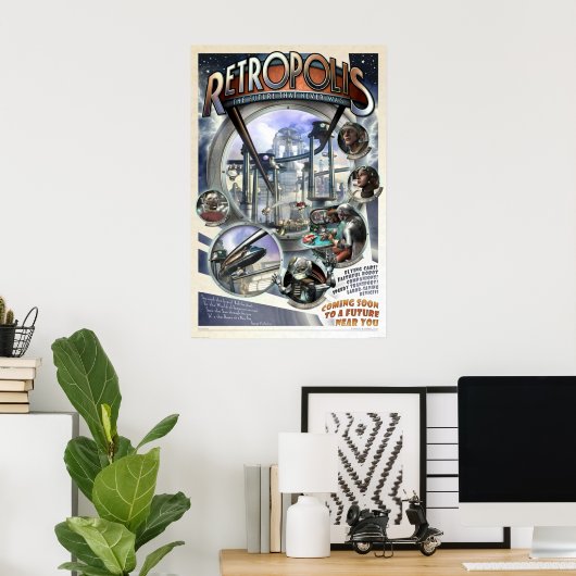 Affiche Retropolis (20x30") (Bureau à domicile)