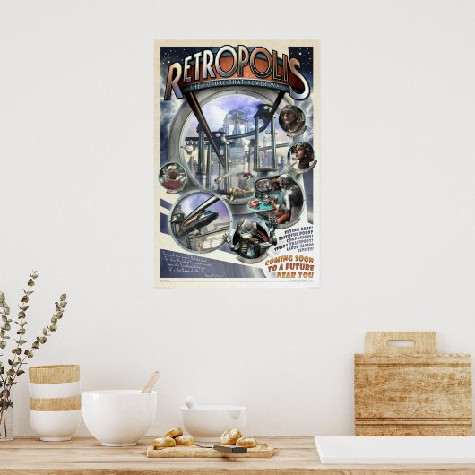 Affiche Retropolis (20x30") (Cuisine)