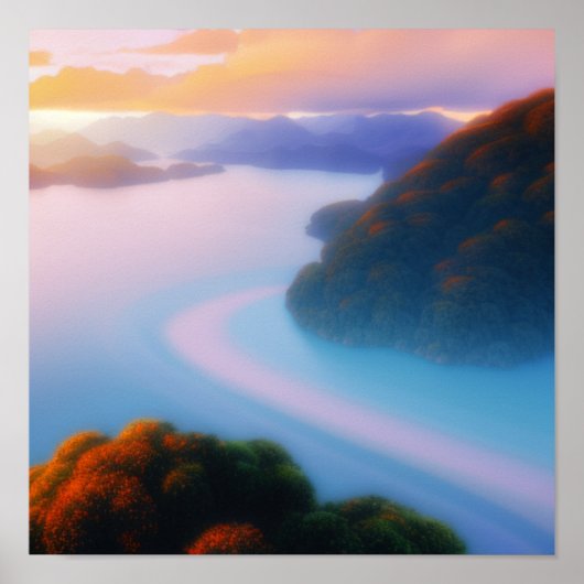 Affiche River Through the Hills (Devant)