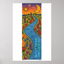 Affiche - Rivière sinueuse