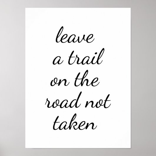 Affiche Road Not Taken (Devant)