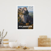 Affiche Rocamadour - France - Département du Lot - (Cuisine)