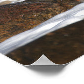 Affiche Rochers et Vagues dans le Rhode Island (Coin)