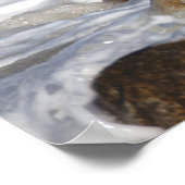 Affiche Rochers et Vagues dans le Rhode Island (Coin)