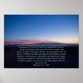 Affiche Romains 5:1-5 (Devant)