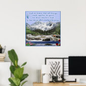 affiche Romains 8:28 (Bureau à domicile)
