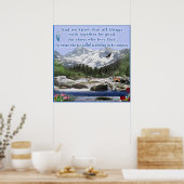 affiche Romains 8:28 (Cuisine)