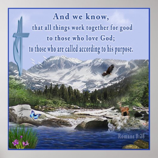 Affiche Romans 8:28 (Devant)