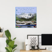 Affiche Romans 8:28 (Bureau à domicile)