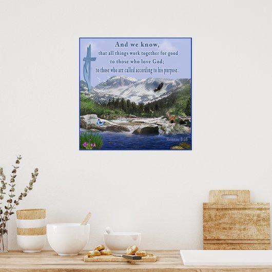 Affiche Romans 8:28 (Cuisine)