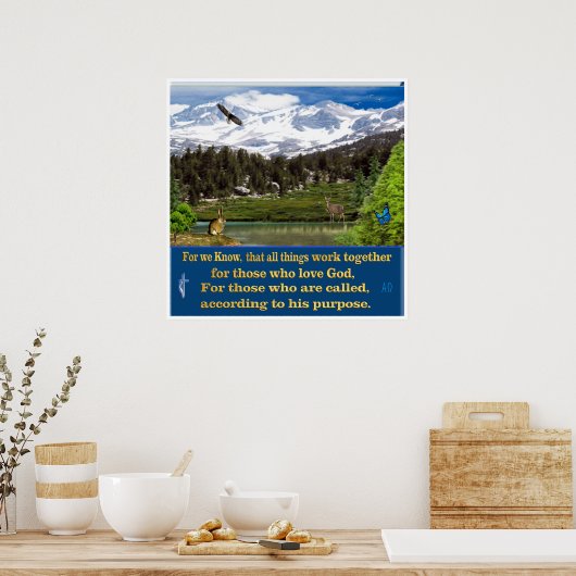Affiche Romans 8:28 (Cuisine)