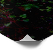 Affiche romantique à fleurs (Coin)