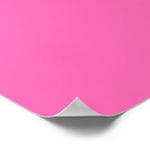 Affiche Rose Chaud (Coin)