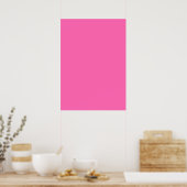 Affiche Rose Chaud (Cuisine)