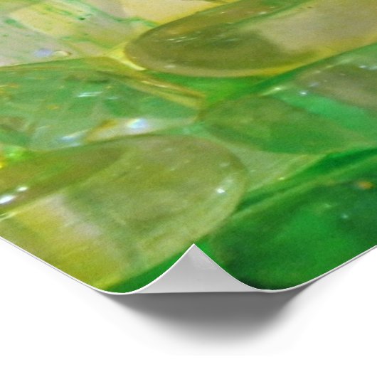 affiche rose jaune (Coin)