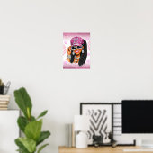 Affiche Rose La Foi Sur La Peur (Bureau à domicile)
