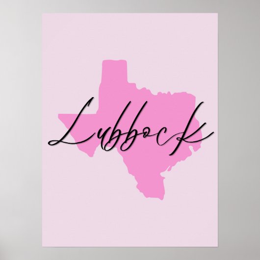 Affiche Rose Lubbock Texas (Devant)