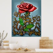 Affiche rose n Thorns (Cuisine)