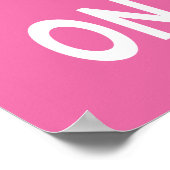 Affiche Rose pour Boire du Champagne (Coin)