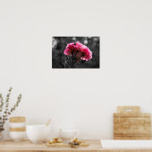 Affiche Rose Rose Élégance (Cuisine)